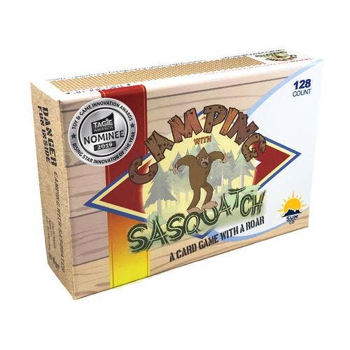 Sun Company, Inc. - Camping with Sasquatch Card Game - Fun for Kids & Adults